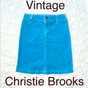 VTG CHRISTIE BROOKS Corduroy Skirt Girls